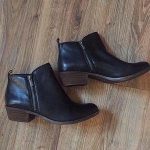 Lucky Brand Basel leather ankle bootie
